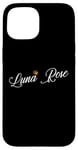 Coque pour iPhone 15 Luna Rose Custom Name for Kids Toddlers Women - Luna Rose