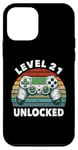 iPhone 12 mini Level 21 Unlocked Video Gamer 21 Birthday 21 Year Old Funny Case