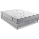 SIMMONS Ensemble Matelas 160x200 + Sommier - Ressort ensachés - 25 cm - SW3