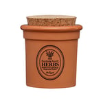 Premier Port Herbes Pot de Rangement avec Couvercle, Naturel, en liège,