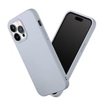 RHINOSHIELD coque compatible avec [iPhone 12/12 Pro] | SolidSuit - coque fine avec technologie d'absorption des chocs et finition premium mate - Gris Argent