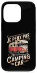 Coque pour iPhone 13 Pro Je Peux Pas J’ai Camping Car Homme Humour Retraite Vintage