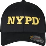 Brandit NYPD 3D Logo Flexfit Cap (S/M,black)