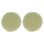 2 Polishing Pads 12.5cm beige for Makita DBO180RTJ DBO180Z Orbital Sanders