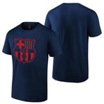 Icon Sports FC Barcelona Logo T-Shirt Navy