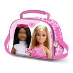 Barbie Fashion-Sac à Goûter 3D, Rose, 10 x 26 cm