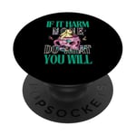 Si ça ne fait de mal à personne, fais ce que tu veux, Wiccan Skull Cup Candy PopSockets PopGrip Adhésif