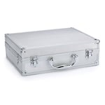 Excellentes Performances Clipper Cases — en Aluminium résistant Clipper Cases pour Toiletteurs Professionnels, Chrome