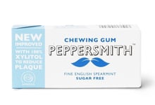 Peppersmith Spearmint Xylitol Gum 15g-12 Pack