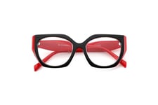 CHARRO Panama Reading Glasses, Nero-Rosso, 3 Unisex