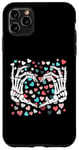 iPhone 11 Pro Max Skeleton Hand Heart Funny Bones Valentine's Day Men Women Case