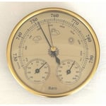 Thermomètre, hygromètre de station météo avec baromètre et thermomètre, adapté pour une utilisation intérieure et extérieure.