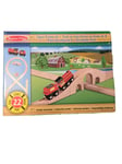 Melissa & Doug Classic Wooden Figure Eight Train Set (22 pcs)