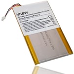 Vhbw - Batterie remplacement pour Creative Labs BA20603R79914, DVP-HD0003, LPCS285385 pour lecteur de musique MP3 (1700mAh, 3,7V, Li-polymère)