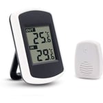 Choyclit - lcd Digital Thermomètre sans fil pour intérieur ou extérieur, mini capteur de température ambiante, petit précise testeur de météo dans la