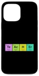 Coque pour iPhone 13 Pro Max STEM Cadeau Science et Chimie Éléments de chimiste pour enseignant