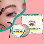 100g Eyebrow Wax Transparent Color Brow Styling Wax Clear Brow Gel Brow GHB