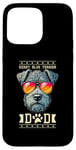 Coque pour iPhone 15 Pro Max Rétro Lunettes De Soleil Kerry Blue Terrier Terriers