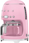 Smeg 50’s Style kaffebryggare DCF02PKEU (rosa)