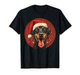 Funny Xmas Doberman Mom Dad Gift Dobie Dog Lovers Christmas T-Shirt