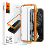 Spigen Google Pixel 8a AlignMaster GLAS.tR skärmskydd (2-pack)