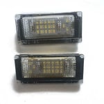 2pcs Vehicle Rear License Plate Led Light For Mini Cooper S R50 R52 04-08 R53