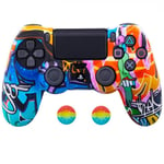 Étui Souple En Silicone Et Caoutchouc Pour Manette Sony Playstation 4, Housse De Protection Pour Manette De Jeu Ps4 Pro Slim