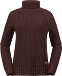 Bergans Women's Nordmarka Merino High Neck Jumper Amarone Red, M