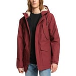 Manteau Quiksilver  - Parka déperlante - bordeaux