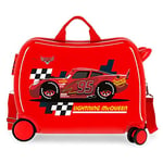 Disney Cars Lightning Mcqueen Red Kids Rolling Suitcase 50 x 38 x 20 cm Rigid ABS Combination Lock 34 Litre 2.1 kg 4 Wheels Hand Luggage