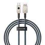 Baseus hurtigladende datakabel USB til USB-C, 100W, 1m - Hvit