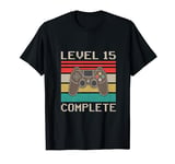 Funny 15th Wedding Anniversary For Couples Level 15 Complete T-Shirt