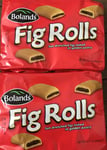 Fig Rolls Bolands 2 x 400g Packs BBE February 2025 Fig Biscuits