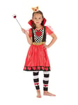 Bristol Novelty Children's Queen of Hearts Costume, Age 6-8 years old Halloween Halloween