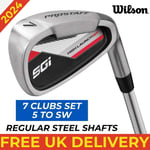 Wilson ProStaff SGI Steel Iron Set 7 Clubs 5 - SW REGULAR FLEX FREE UK DELIVERY