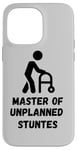 iPhone 14 Pro Max Master of Unplanned Stunts Funny Accident Prone Humor Art Case