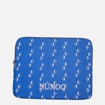 Núnoo Moon Print Recycled Canvas Laptop Bag