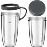 Cup Mug Jug Handle Rim Lid for NUTRIBULLET Blender Juicer 600W 900W 700ml 1L