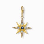 Thomas Sabo Royalty Star Charm Pendant Gold Finish