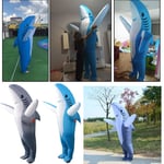 Fat Suit Adult Shark Fancy Dress Costume Carry Ride On Outfit Inflatable Toys