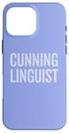 Coque pour iPhone 16 Pro Max Costume d'Halloween rusé de dernière minute pour linguiste