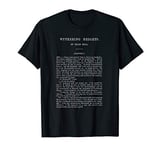 HIGH RESOLUTION Wuthering Heights Emily Bronte First Page T-Shirt