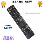 New Universal Remote Control For LG 60PV250N-ZA Plasma LED LCD TV New Uk Seller 