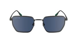 Lacoste Men's Sunglasses L260S - Matte Dark Gunmetal with Solid Blue Lens