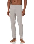 Jockey Men's City Scape Terry Jogger Casual Pants, Light Grey Heather, Small