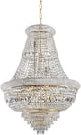 Dubai, Pendel lampe, E14 max 24 x 40W, E14, messing, metal, glas, krom, Ø800xHmin1200/max2250mm