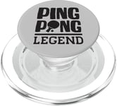 Ping Pong Legend Tenue avec raquette de tennis de table PopSockets PopGrip pour MagSafe