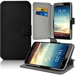 KARYLAX Seluxion - Housse Etui Porte-Carte Support Universel L Couleur Noir pour Smartphone Alcatel Pop 4-6"