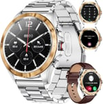 Montre Connectée Homme, 1.32'' Smartwatch Avec Appel Bluetooth/Numérotation, Montre Intelnte Sports Etanche Fréquence Cardiaque, Sommeil, Podomètre Calorie, Montre De Fitness Pour Android Ios