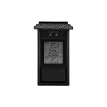 Csparkv - Noir Thermomètre numérique pour extérieur intérieur, thermomètre Exterieur Mural sans Fil étanche, -20 à +50°C